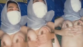 Hijab Masker Putih Yang Lagi Viral